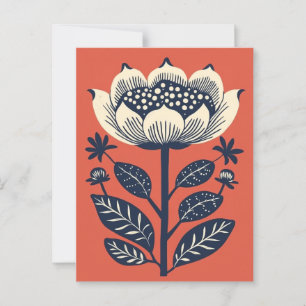 Cartão Postal Folk Bloom #254