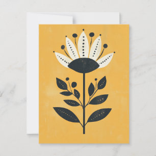 Cartão Postal Folk Bloom No.257