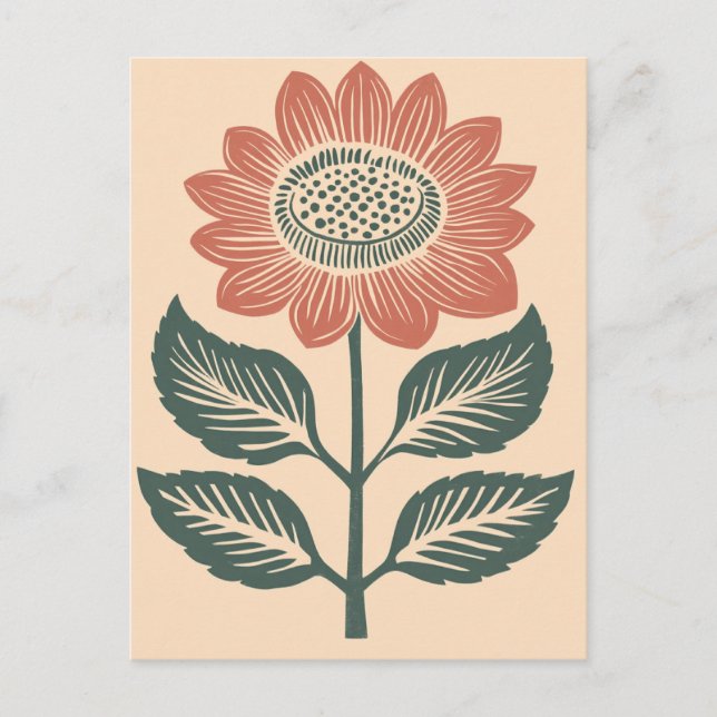 Cartão Postal Folk Bloom No.260 (Frente)