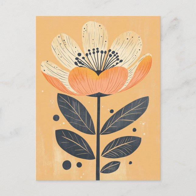 Cartão Postal Folk Bloom No.267 (Frente)