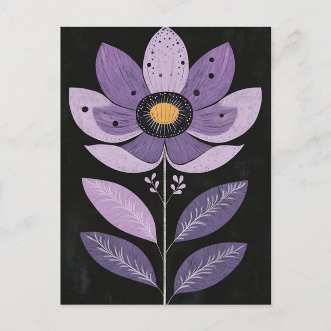 Cartão Postal Folk Bloom No.269 (Frente)