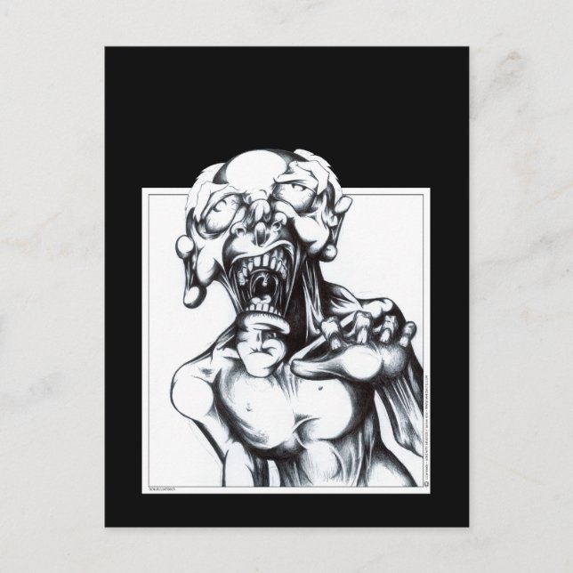 Cartão Postal Fome do zombi (Frente)