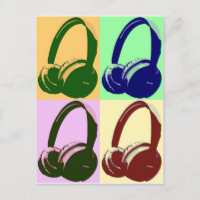 Fones de ouvido de Pop de quatro cores