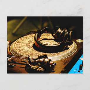 Cartão Postal Fones de ouvido DJ1