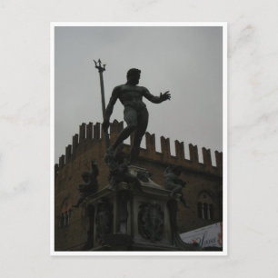Cartão postal - Fontana del Nuttuno, Bolonha, It