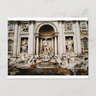 Cartão Postal Fontana Di Trevi