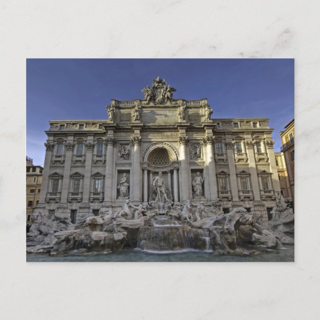 Cartão postal Fontana di Trevi (Frente)