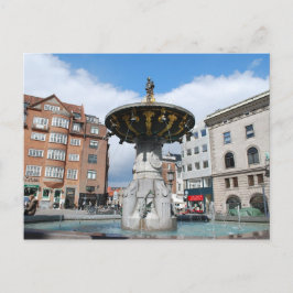 Cartão Postal Fonte boa Copenhaga Dinamarca de Caritas