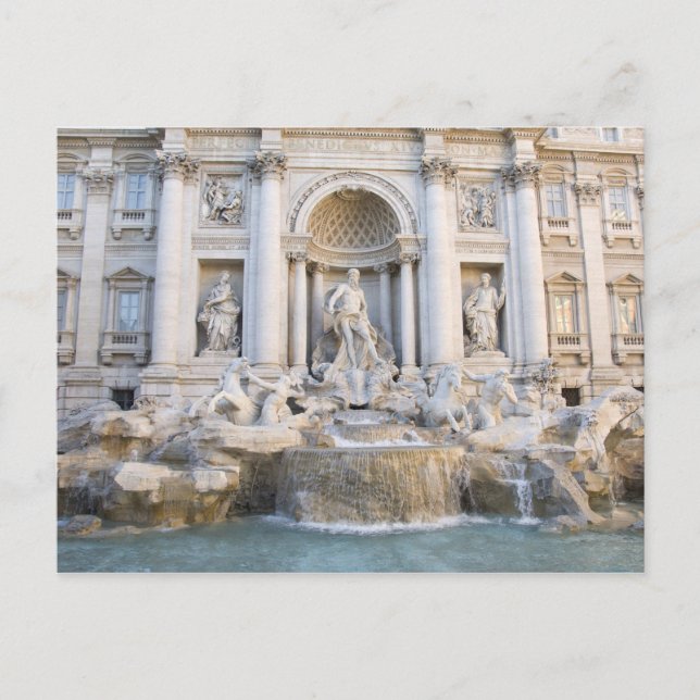 Cartão Postal Fonte da Trevi (Frente)