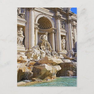 Cartão Postal fonte da Trevi