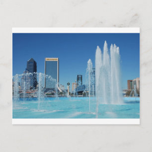Cartão Postal Fonte de Amizade do centro Jacksonville Florida