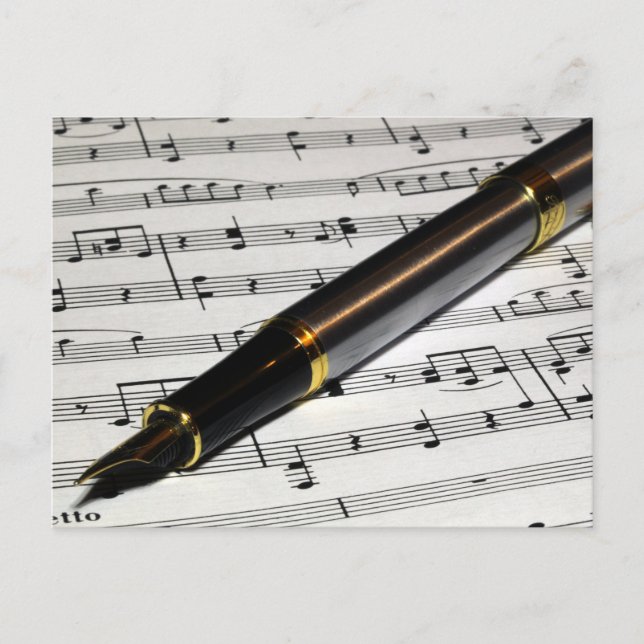 Cartão Postal Fonte de Caneta (Frente)