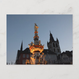 Cartão Postal Fonte de Peter da rua em Trier