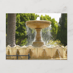 Cartão Postal Fonte de Sausalito Fotografia de Viagens na Califó