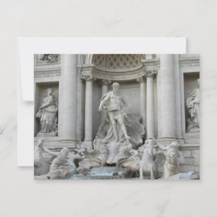 Cartão Postal Fonte de Trevi Fontana di Trevi Roma Itália