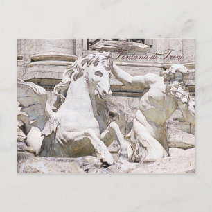 Cartão Postal fonte de Trevi, Roma