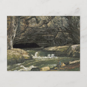 Cartão Postal Fonte do Loue ou La Grotte Sarrazine