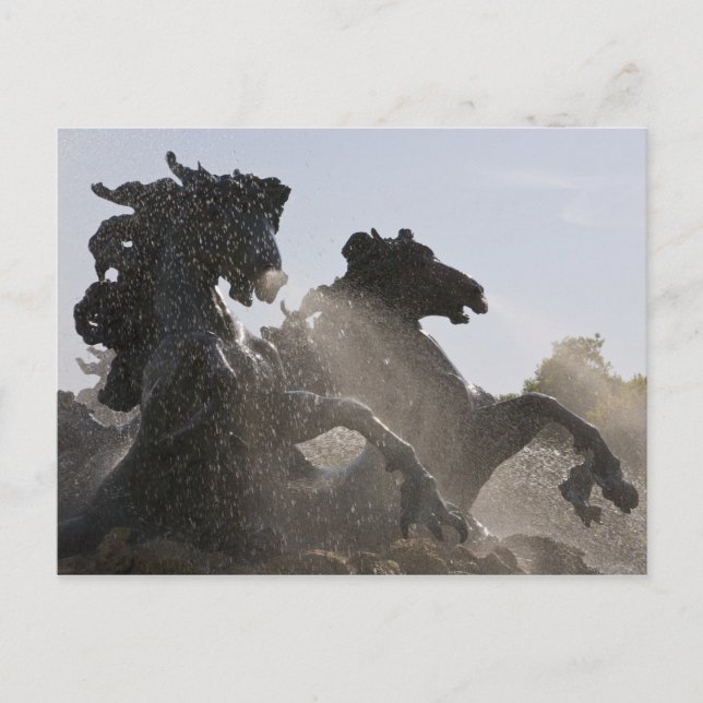 Cartão Postal Fonte, Monument des Girondins, Bordéus (Frente)