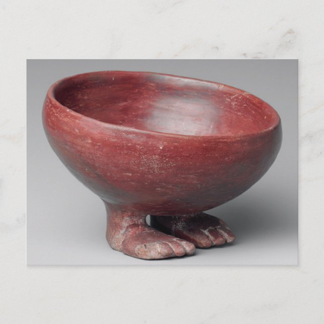 Cartão Postal Foot Bowl, Predynastic Período, Cerâmica Egípcia (Frente)