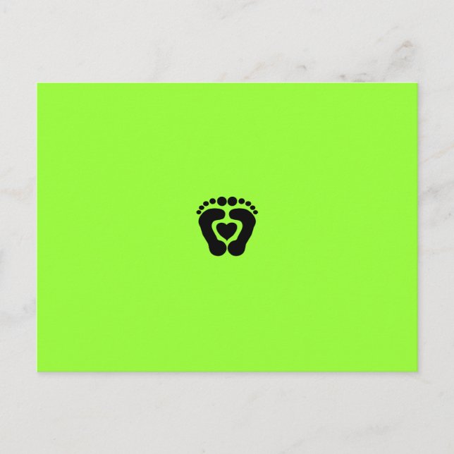 Cartão Postal Foot Love (Frente)