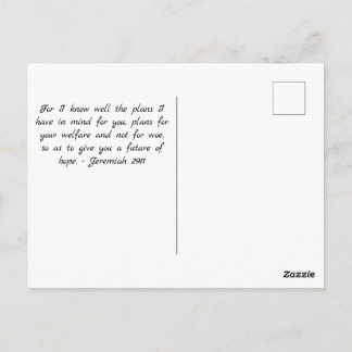 Cartão Postal For I Know the Plans I Have For You