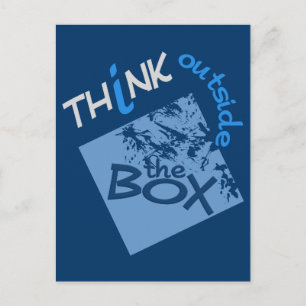 Cartão Postal FORA DA CAIXA postal