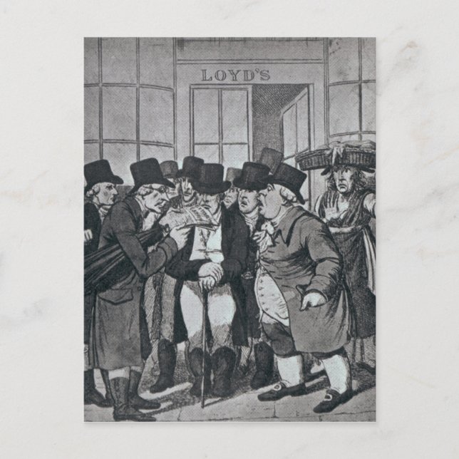 Cartão Postal Fora da Lloyds de Londres (Frente)