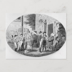 Cartão Postal Fora do velho tapete de chapéus