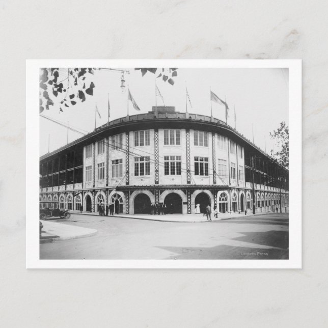Cartão Postal Forbes Field Stadium Pittsburgh Baseball (Frente)