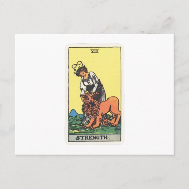Cartão Postal Força do Tarot Kraft (Frente)