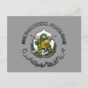 Cartão Postal Força Multinacional - Iraque
