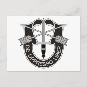 Cartão Postal Forças Especiais SF De Oppresso Liber