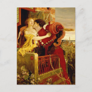Cartão Postal Ford Madox Brown: Romeu e Julieta