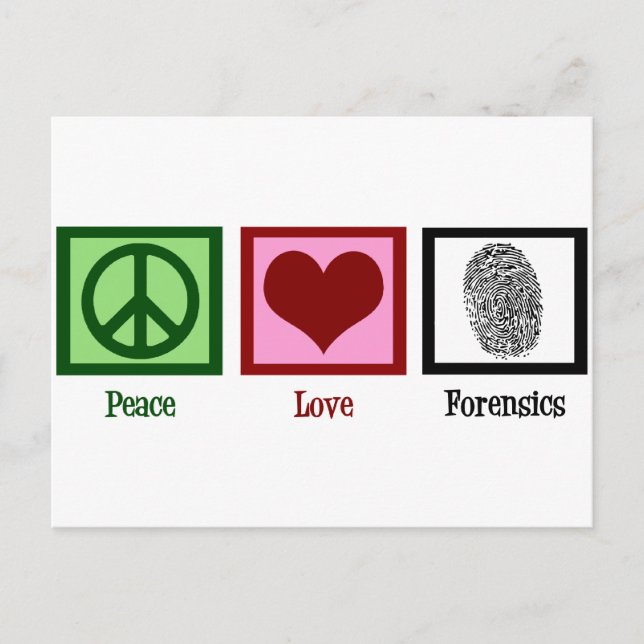 Cartão Postal Forense de Paz e Amor (Frente)