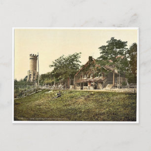 Cartão Postal Foresters House and Soldiers' Memorial, Jena, Thu