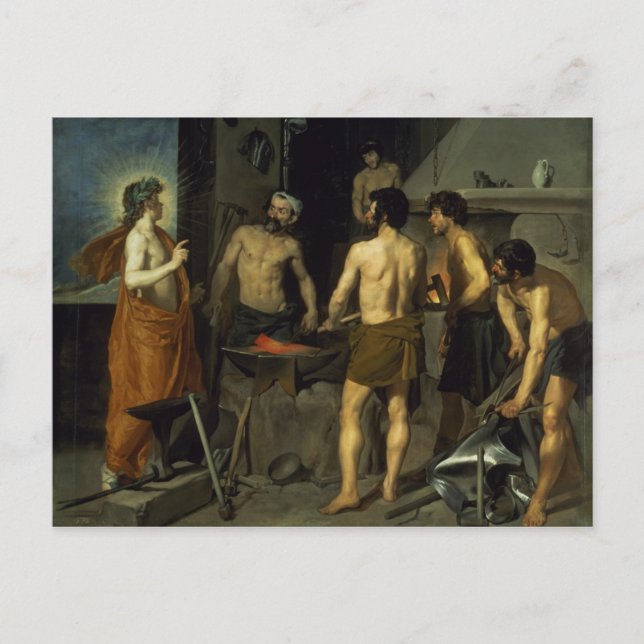 Cartão Postal Forge de Vulcano, 1630 (Frente)