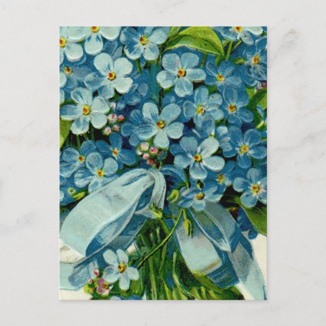 Cartão Postal Forget-Me-Not Masonic Postcard (Frente)