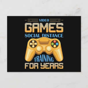 Cartão Postal Formação A Distância Social Durante Anos   Jogo