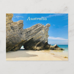 Cartão Postal Formação de Rock no Sul da Austrália