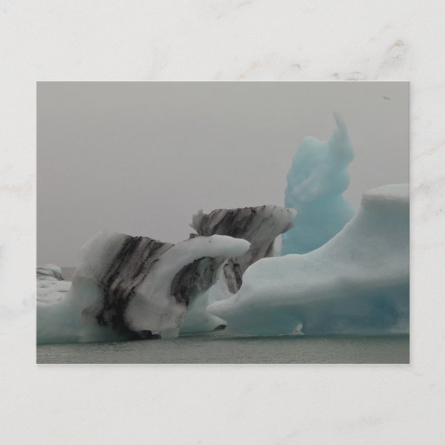 Cartão Postal Formações de Iceberg (Frente)