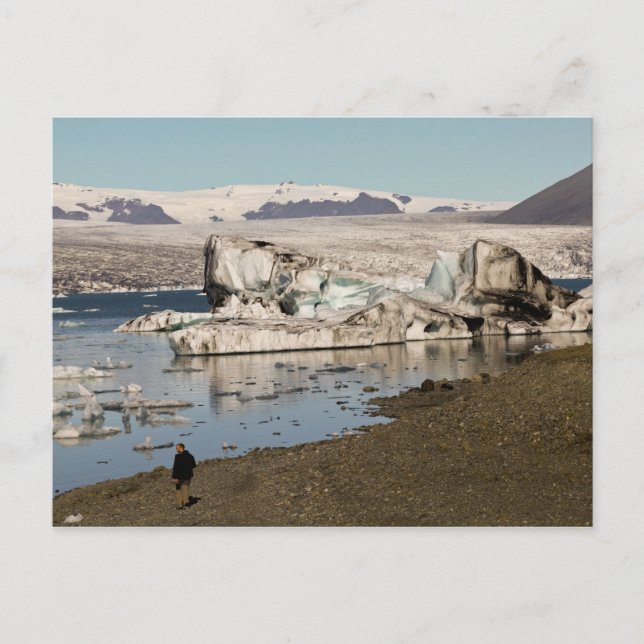 Cartão Postal Formações de Iceberg (Frente)