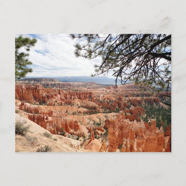 Cartão Postal Formações rochosas do Parque Nacional Bryce Canyon (Frente)