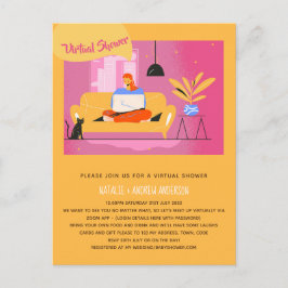 Cartão Postal Formando de Aniversário do Chá de panela de Festa