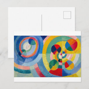 Cartão Postal Formas Circulares Robert Delaunay