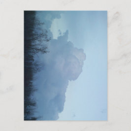 Cartão Postal Formas de efervescência de Azul