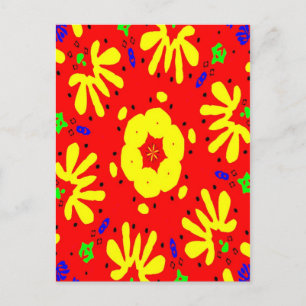 Cartão Postal Formas de Estilo abstrato Matisse