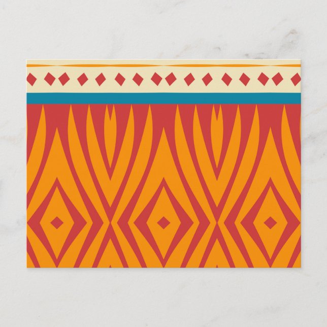 Cartão Postal Formas em cores retrorreflectoras (Frente)