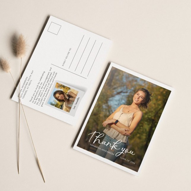 Cartão Postal Formatura 2026 Script Multi Foto Obrigado (Criador carregado)