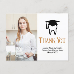 Cartão Postal Formatura Personalizada de Faculdade de Odontologi