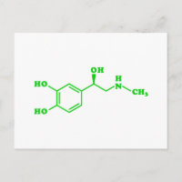 Fórmula Química Molecular Adrenalina